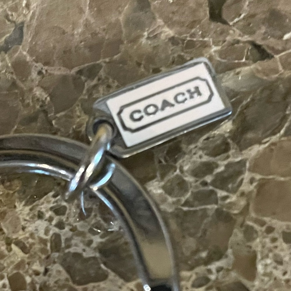 COACH Octopus Patent Leather Keychain Bag Charm - Picture 4 of 12